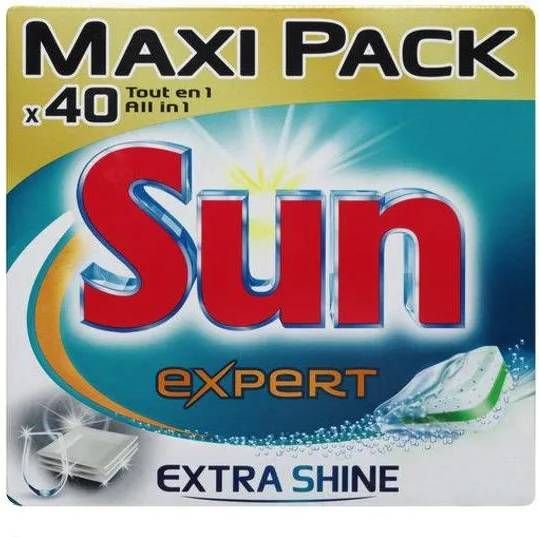 Sun All In 1 Vaatwastabletten Expert Extra Shine Jaarpack 360 tabletten online kopen